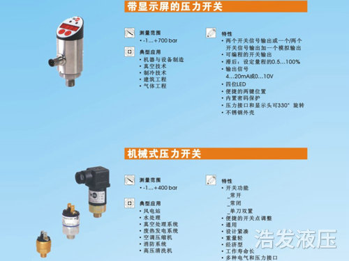 顯示屏、機械式壓力開關(guān)